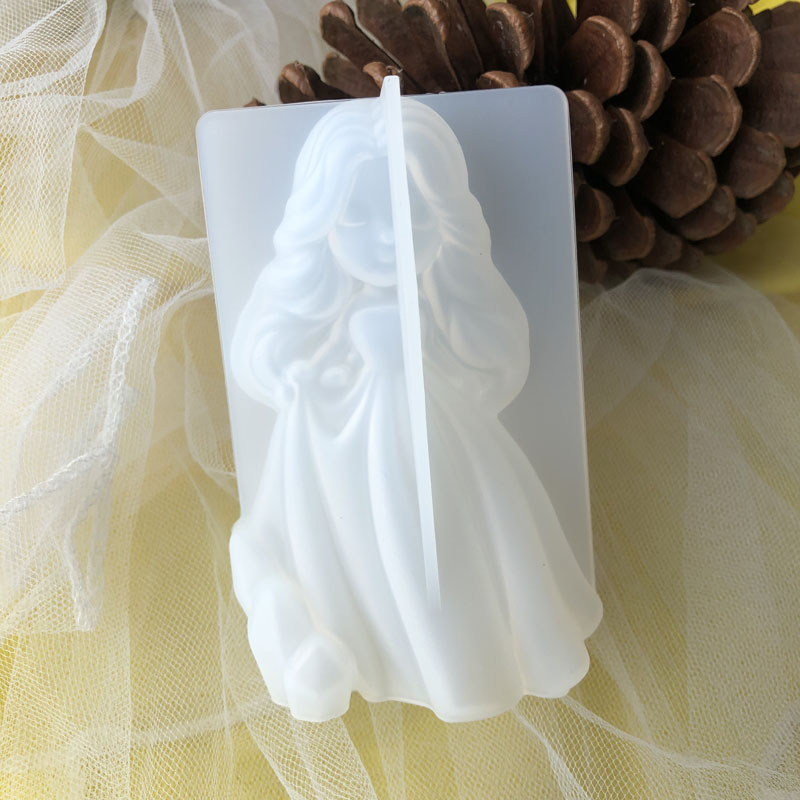 3D Cute Princess Silicone Cand - đánh giá và giá Candle Making Supplies Online
