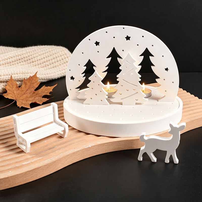 Christmas Elk Tealight Candle  - đánh giá và giá Candle Making Supplies Online