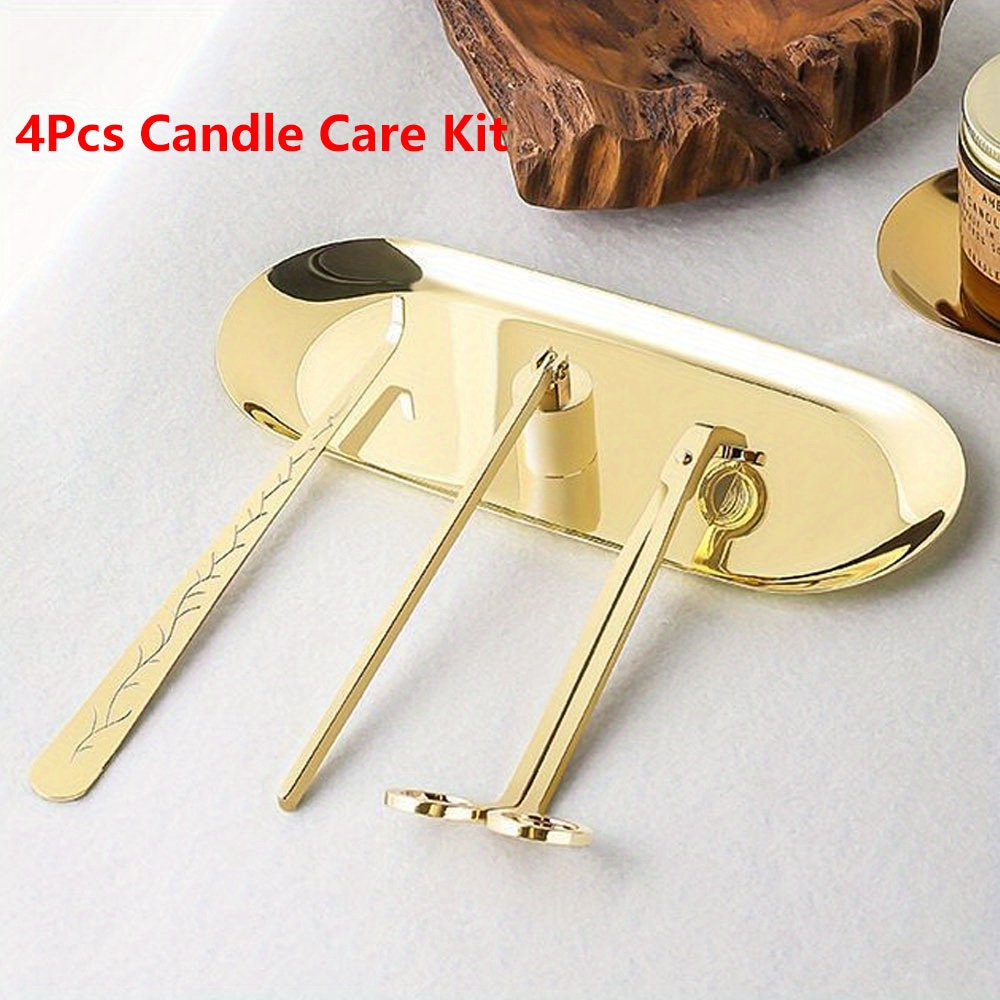 4pcs/set Luxury Candle Care Ki - đánh giá và giá Candle Making Supplies Online
