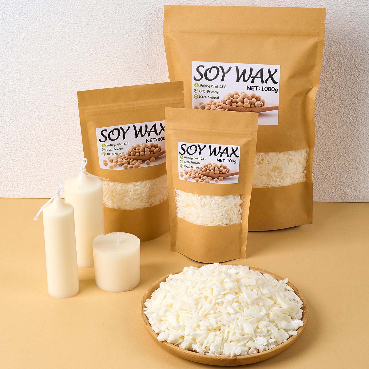 1 Pounds Pure White Soy Wax Fo - đánh giá và giá Candle Making Supplies Online